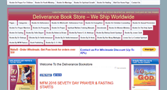 Desktop Screenshot of deliverancebookstore.com